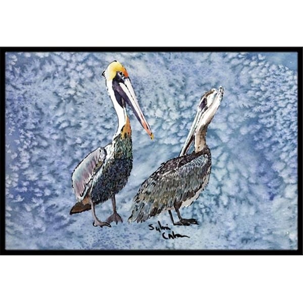 Carolines Treasures Carolines Treasures 8409-JMAT 36 x 24 in. Pelican Indoor Or Outdoor Doormat 8409-JMAT - main